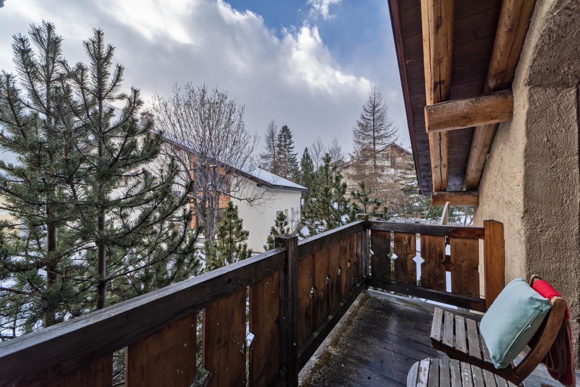 Apartmán Chesa Brunzigna - Zuoz Exteriér fotografie