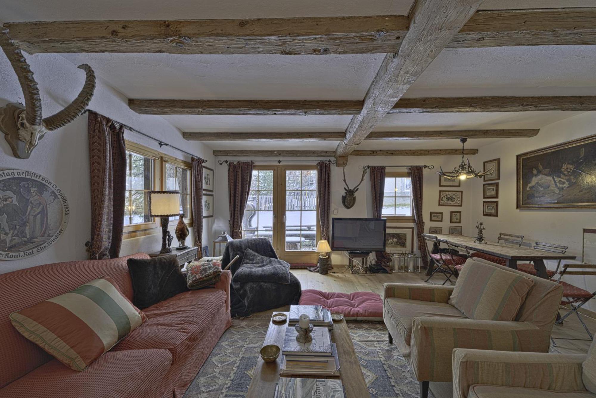 Apartmán Chesa Brunzigna - Zuoz Exteriér fotografie